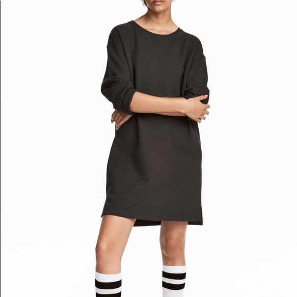 sweatshirt dress h&m